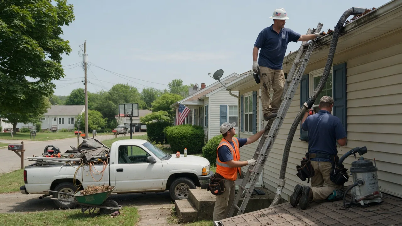 Gutter Installation in Bluffs, IL near me